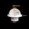Tampa de Ventilação de PVC Saída de Ar Integrada Coifa 110 Saída de Ar para Parede Externa Cobertura à Prova de Chuva para Exaustão Tampa Respirável E18
