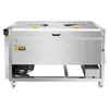 Máquina de Limpeza com Rolo de Escova para Batatas, Batatas Doces, Frutas e Legumes, Equipamento Multifuncional de Limpeza e Remoção de Lama, Máquina Comercial de Descascar e Limpar