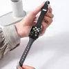 Adequado para Apple Iwatchs10 Xiaomi 89Pro Redmi 4 Huawei Gt5 Fivela Feminina Pulseira de Couro para Cintura Pequena