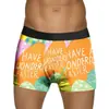 Ropa Interior Masculina Adulta Europea y Americana de Pascua Impresa en 3D de Seda de Leche de Cintura Media Sexy tipo Boxer