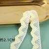 Nuevo encaje de hilo de algodón hueco para dientes de perro, accesorios, descuento de fábrica en stock, decoración de ropa interior Hanfu
