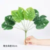 Hojas de Monstera artificiales de moda estilo nórdico para decoración de interiores, plantas grandes de Monstera artificiales para paisajismo