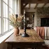 Adornos personalizados para candelabros de mesa de comedor transfronterizos, accesorios para bodas, portavelas de hierro, decoración navideña, soporte de velas vintage