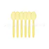 Cuchillo, Tenedor y Cuchara de Cristal Transparente con Polvo Dorado, Cuchillo, Tenedor y Cuchara Desechables para Fiesta, Fiesta de Cumpleaños, Decoración de Fiesta, Tenedor para Pastel y Postre