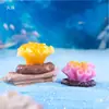 Tanque de Peces Algas Corales Adornos Pequeños Simulación Mini Artesanía de Resina Acuario Decoración Paisajismo DIY Suministros