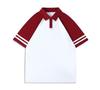 Camisa polo de algodão puro roupas de trabalho personalizadas uniforme de classe de aluno do ensino fundamental grupo de equipe construção de equipe camisa cultural lapela camiseta logo estampado