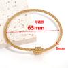 Pulsera espiral ajustable de acero inoxidable diy accesorios de pulsera de bobina retráctil vacío