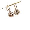 Pendientes elegantes y sencillos de estilo japonés y coreano con forma de estrella de ocho hombres, elegantes pendientes de nicho para mujer, pendientes de alfiler de plata s925 de celebridades de Internet.