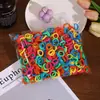 Gomas para el Cabello Amigables con el Cabello Infantil, Paquete de 500, Bandas Elásticas de Alta Elasticidad para Niñas Pequeñas, Bandas Elásticas del Tamaño de un Pulgar, Gomas para el Cabello de Bebé