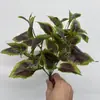 Hojas de Perilla Simuladas, Plantas Verdes Simuladas, Pequeños Ramilletes de Plantas en Maceta, Accesorios DIY, Decoración Colorida para Colgar en la Pared del Hogar, Hojas Falsas