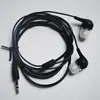 Fones de Ouvido Mp3 para Comércio Exterior, Fones de Ouvido Universais para Computadores e Celulares, Fones de Ouvido Intra-auriculares com Cabo de Cristal Colorido, Fones de Ouvido com Plug Direto