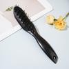 Peine profesional de púas para peinar, peine de peluquería, herramientas de barbero, plástico, curvo, pequeño, peine doblado, peine para el cabello de hombre, peine de masaje