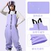 Phibee elefante bebé overoles de esquí para hombre y mujer pantalones de esquí con tirantes a prueba de viento impermeables pantalones de esquí traje de esquí