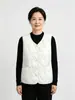 Chaleco Cálido Ligero Nuevo de Otoño e Invierno para Mujer, Cuello en V, Ropa Interior, Fácil de Transportar, Chaleco Acolchado Delgado