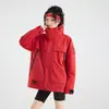 Chaqueta 3 en 1 para Mujer para Otoño e Invierno, Nueva Chaqueta de Senderismo para Exteriores, Cortavientos e Impermeable, Abrigo Grueso para Ciclismo con Forro de Forro Polar para Parejas