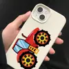 8 Decoración de Collage de Vehículos de Ingeniería Pastoral DIY Cuaderno de Mano Funda de Teléfono Móvil Cuaderno Regalo Creativo Impermeable Pegatinas
