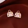 Aretes Redondos de Circonia Galvanizados en Oro Real de 18K, Modernos, Sencillos, Lujo Ligero, Aretes de Gama Alta, Aretes Estilo Palacio Retro para Mujer