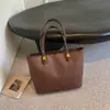 Bolso de mano retro transfronterizo estilo coreano para mujer, gran capacidad, nueva colección de verano 2026, bandolera versátil y simple, bolso de mano para el trabajo