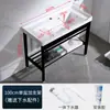 Lavabo Integrado de Cerámica de Alta Temperatura Lavabo para Ropa con Tabla de Lavar Lavabo para Balcón Baño Lavabo Lavabo Sobre Encimera