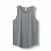 Chaleco Deportivo para Hombre Verano Delgado Estilo Coreano Moderno Holgado Talla Grande Color Sólido Sin Mangas Baloncesto Fitness Top