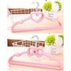 Colgador de Ropa de Plástico Tipo Mariposa Rosa Lindo Corazón Girly Amor Soporte Antideslizante para Secado de Ropa Venta Directa de Fábrica