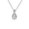 Collar de Calabaza de Calcedonia Imitación para Mujer, Cadena para Clavícula de Zirconia Incrustada con Diamantes de Lujo Ligero de Moda, Colgante Versátil y de Moda de Nuevo Estilo Chino