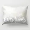 Funda de almohada de poliéster navideña regalo funda para cojín de sofá