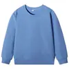 Nueva Sudadera de Algodón para Niños Cuello Redondo Estudiantes de Jardín de Infancia Algodón Puro Otoño e Invierno Cálida Sudadera Pulóver para Niños Suave
