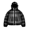 Chaqueta cálida acolchada, abrigo de algodón, prenda exterior con capucha de marca moderna para otoño e invierno, chaqueta de algodón nueva para exteriores, top transfronterizo