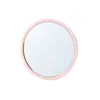 Espejo de maquillaje minimalista, mini, portátil, redondo, de una sola cara, para estudiantes, de bolsillo, con estampado publicitario impreso, pequeño.