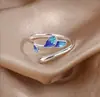 Anel de Resina com Galho Esmaltado, Anel de Cobre Literário Feminino Estilo Antigo, Joia da Moda Que Pode Passar em Testes de Proteção Ambiental