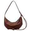 Bolsas Retrô de Nicho Outono e Inverno para Mulheres 2025 Nova Bolsa de Ombro Transversal Casual Versátil Bolsa Tote de Grande Capacidade para o Dia a Dia