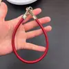 Nueva cadena de cuero colorida de alta calidad para teléfono móvil, funda colgante, decoración para taza de agua, cadena para teléfono móvil, regalo de joyería para mujer