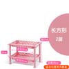 Estante de Almacenamiento para Baño Estante para Inodoro Estante de Almacenamiento para Condimentos de Cocina Estante de Almacenamiento Piso Plástico Cubo para Lavabo
