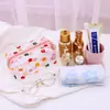Estilo Ins Coreano Hyuna Margarida Transparente Bolsa de Maquiagem Transfronteiriça Portátil à Prova d'Água Grande Capacidade Armazenamento Bolsa de Higiene Pessoal para Viagem
