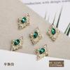 Internet Celebrante Explosivo Xifeng Nail Art Jóias Retro Tribunal Estilo Cor Gem com Pérola Diamante Liga Acessórios do Prego