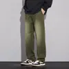 Pantalones Casuales para Hombre, Primavera/Verano/Otoño, Pierna Recta Holgada Estilo Americano Marca de Moda 2026 Nuevos Pantalones Largos Deportivos Degradados