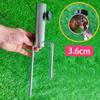 Ancora de Chão para Guarda-Sol, Base para Guarda-Sol de Praia, Suporte para Guarda-Sol de Pesca, Estaca de Chão de Duas Pernas, Suporte para Guarda-Sol Externo, Galvanizado à Prova de Vento