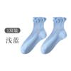 Calcetines Nuevos de Estilo Primavera y Verano para Mujer, hasta la pantorrilla, con Encaje, Malla Hueca Estilo Ballet, Calcetines Holgados Estilo Japonés, Algodón, Sin Costuras, Empaquetados Individualmente