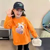 Camiseta linda de manga larga para niña, 100% algodón, camiseta básica para niños, nuevo estilo primavera y otoño 2026, top estudiantil de moda