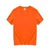 Camiseta de Algodón para Hombre de Manga Corta, Cuello Redondo, Color Sólido, Paquete de 24 Piezas de 180g, Camiseta Lisa al por Mayor, Publicidad, Impresión de Logo DIY
