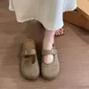 Medias Pantuflas Cerradas de Suela Gruesa para Mujer, Nuevo Estilo Verano 2026, Sandalias Transpirables de Malla Slip-On