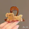 Pinza de tiburón de tamaño mediano para mujeres con cabello fino, para crear un recogido de media altura elegante, pinza de garra sofisticada y delicada para la parte posterior de la cabeza