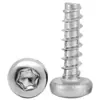 Tornillos Autorroscantes de Cabeza Redonda Torx Interno Cola Plana de Acero Inoxidable 201 Tornillos de Cabeza Plana Torx Cola Plana M2/M3/M4/M5