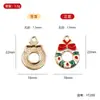 Yt204 Árvore de Natal DIY Liga de Zinco Acessórios de Joias Desenho Animado Pulseira Chaveiro Pingente para Capa de Celular