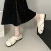 Zapatos Planos Tejidos Huecos para Mujer 2026 Verano Elegantes Versátiles Slip-On Mocasines Zapatos Perezosos de Frijol Zapatos de Abuela