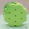 Bolsa de Silicone com Furo Estilo Desenho Animado Mini Carteira de Moedas Bolsa de Cosméticos DIY Bolsa para Fones de Ouvido Pingente de Chaveiro Presente