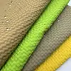 Tela de Cuadrícula de Burbujas Bicolor en Stock, Tacto Suave 75D Cuadrícula Mate Material T800 para Bolsas de Almacenamiento y Bolsos Cruzados