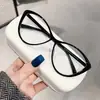 Gafas de Prescripción Retro Ojo de Gato Europeas y Americanas para Mujer, Profesionales, Se Pueden Montar con Lentes Graduados o Lentes Sin Graduación, Armazones Pequeños a