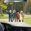 Ornamento de Carro de Halloween de Terror Decoração de Carro de Halloween Filme de Terror Criativo Novo Produto Decoração Pendurada Acrílico